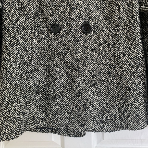 Garfield & Marks tweed chevron snap Blazer/Jacket Small - Picture 4 of 11